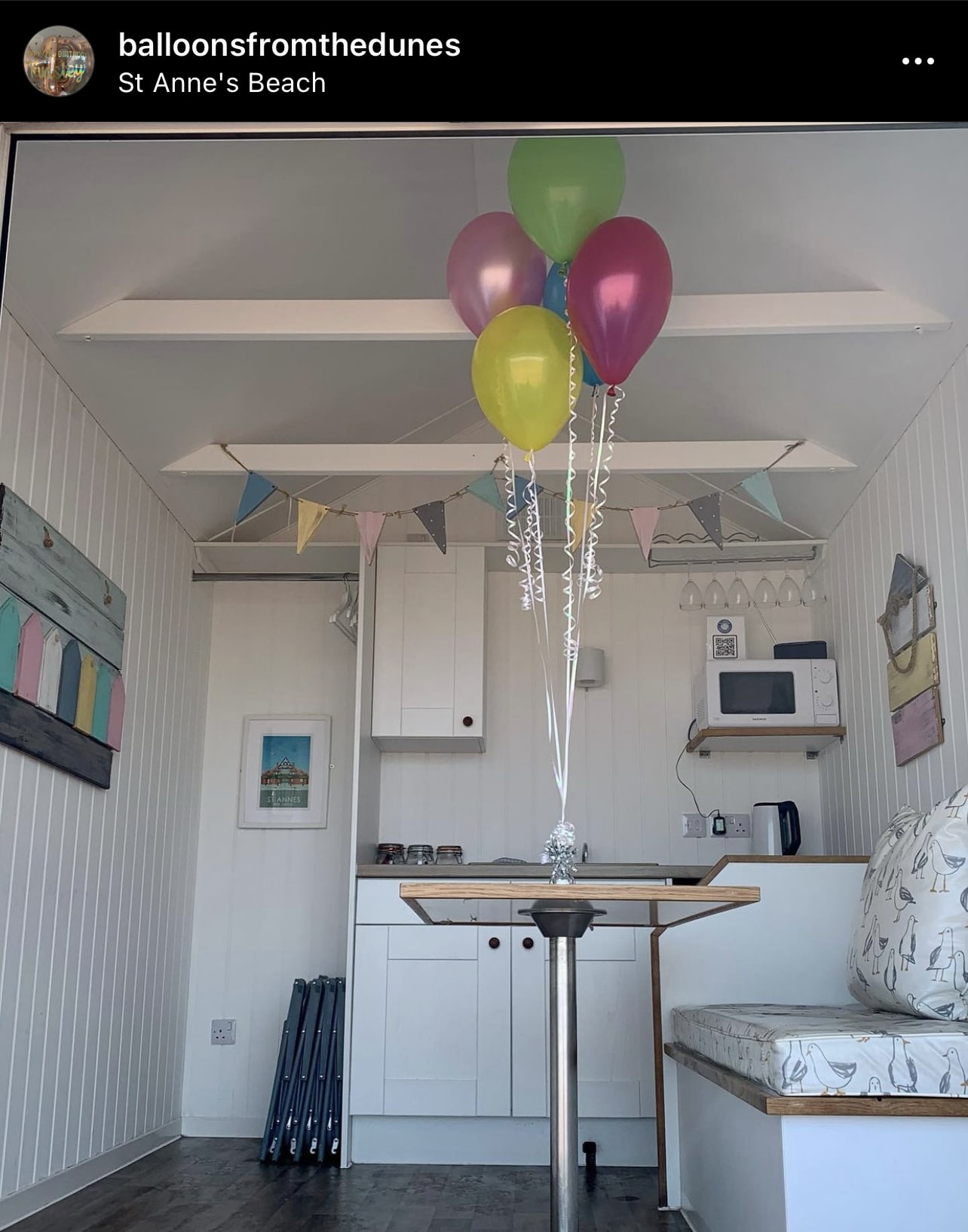 Balloons From The Dunes | Will decorate your Beach Hut