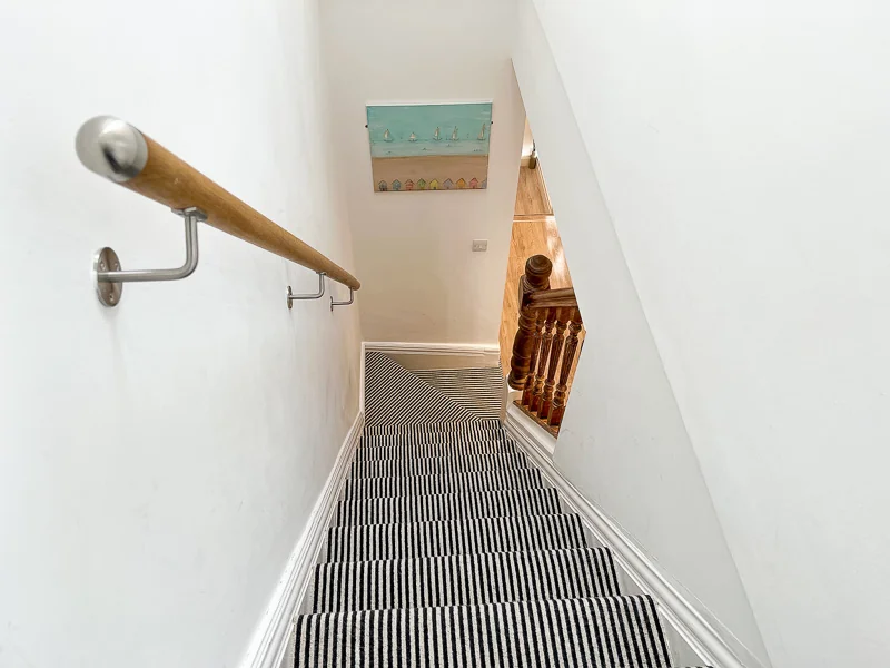 Internal staircase in Sandpipers Apartment