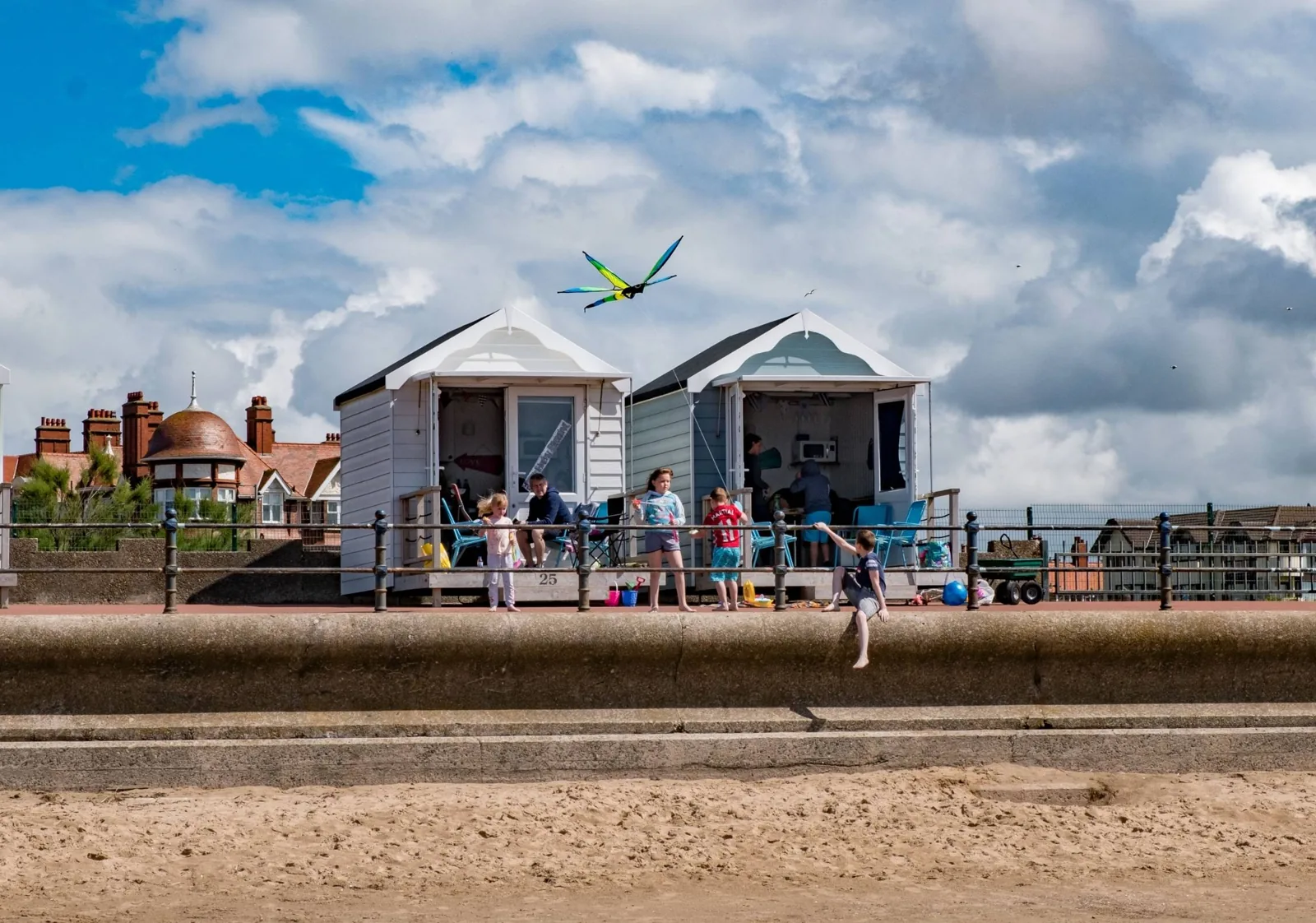 Explore Beach Huts — Beach huts beside the promenade at St Annes